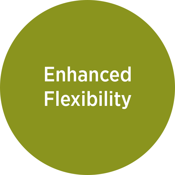 Enhance flexibility: